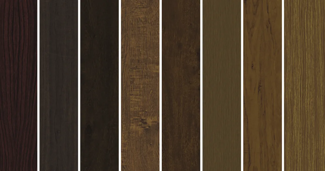 Holzdekore und Holzoptik für Aluminium-Haustüren
