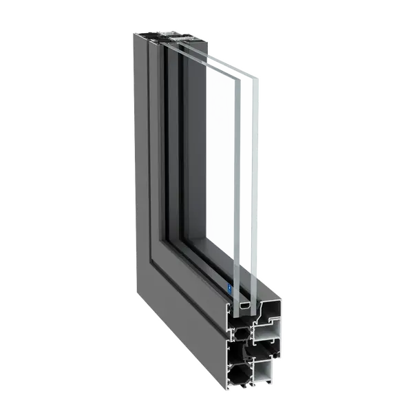 Fensterquerschnitt des Reynaers Ecosystem 50