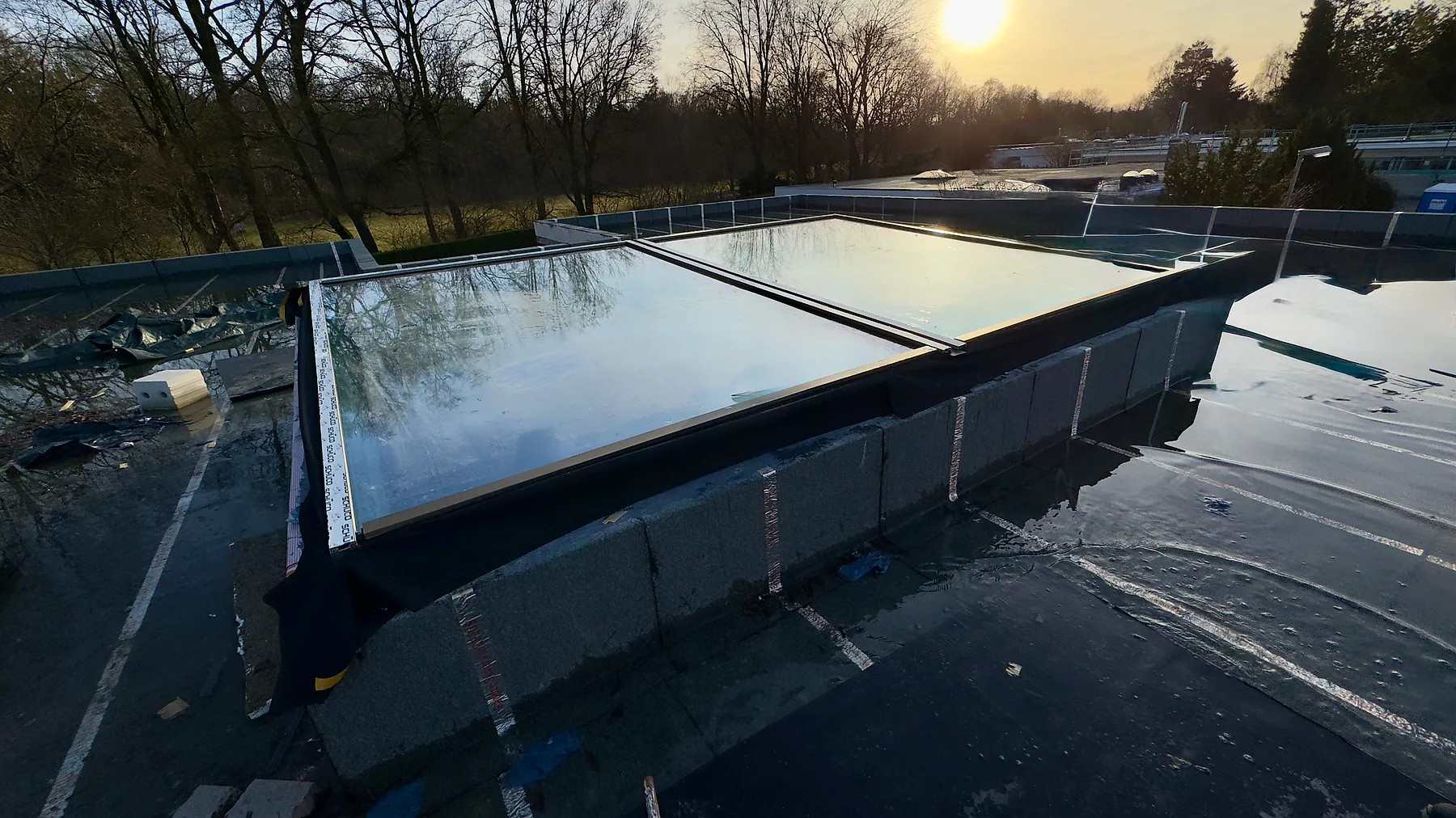 Großflächige Dachverglasung aus Aluminium und Isolierglas – Aluminium-Projektreferenz auf der Seite Projekte & Referenzen | Aluminiumfenster